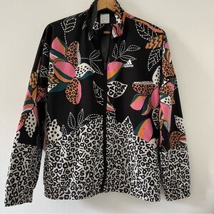 FARM RIO PRINT RELAXED LIGHTWEIGHT WINDBREAKER Size Large